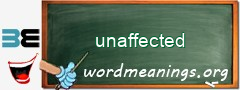 WordMeaning blackboard for unaffected